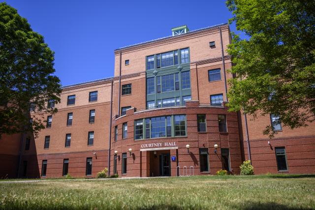 Exterior view of Courtney Hall