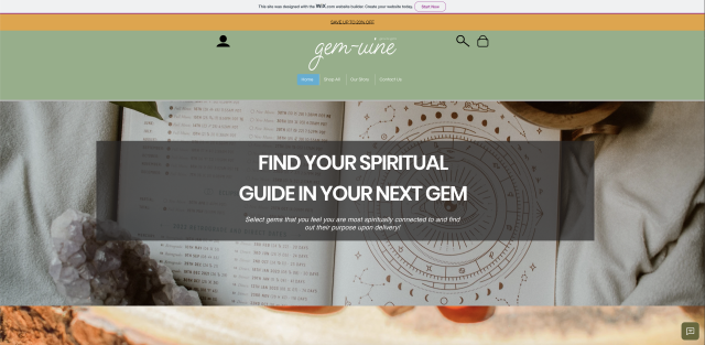 Student Work Example "Find your Spiritual Guide in your Next Gem"